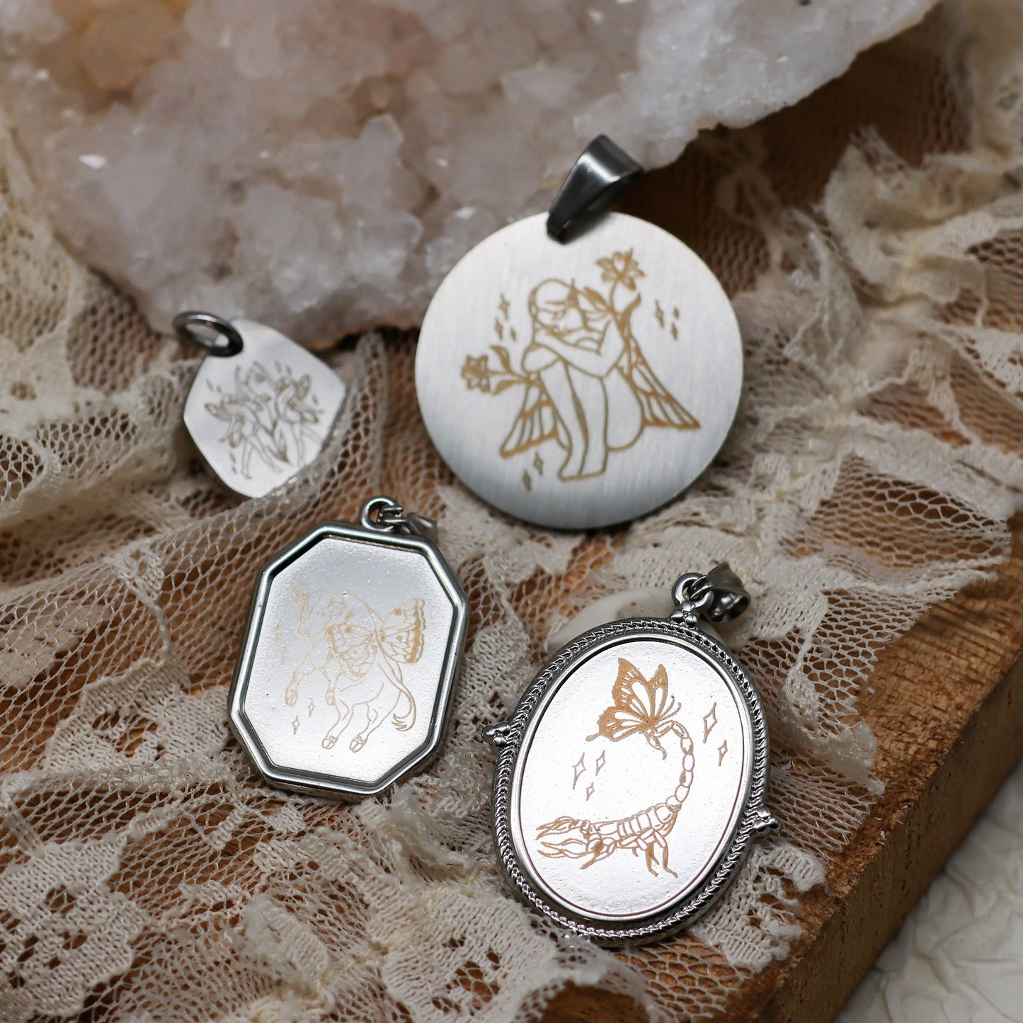 Gravur Sternzeichen | Silber & Gold