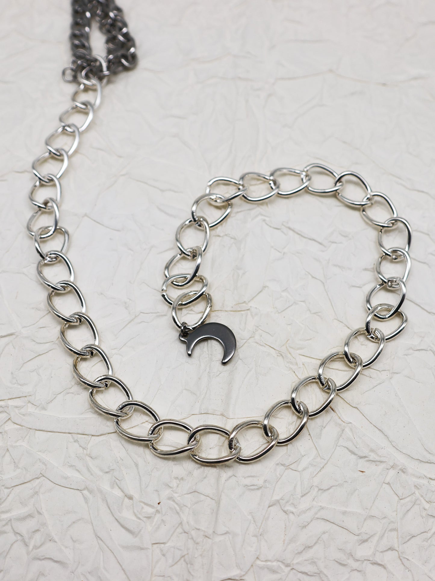 Taillengürtel Dark Crow mit Obsidian | Silber & Gold | Edelstahl