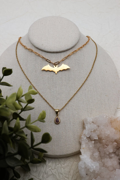 Eternal Night Kette mit Amethyst | Gold & Silber | Edelstahl