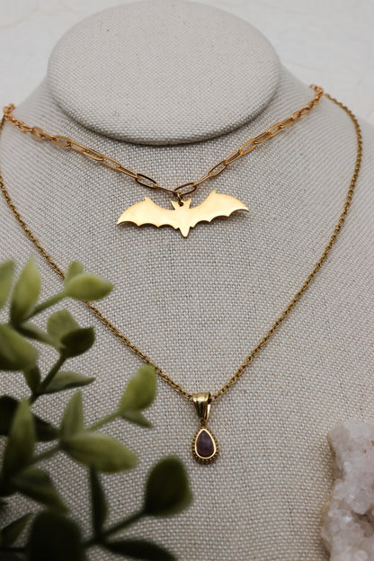 Eternal Night Kette mit Amethyst | Gold & Silber | Edelstahl