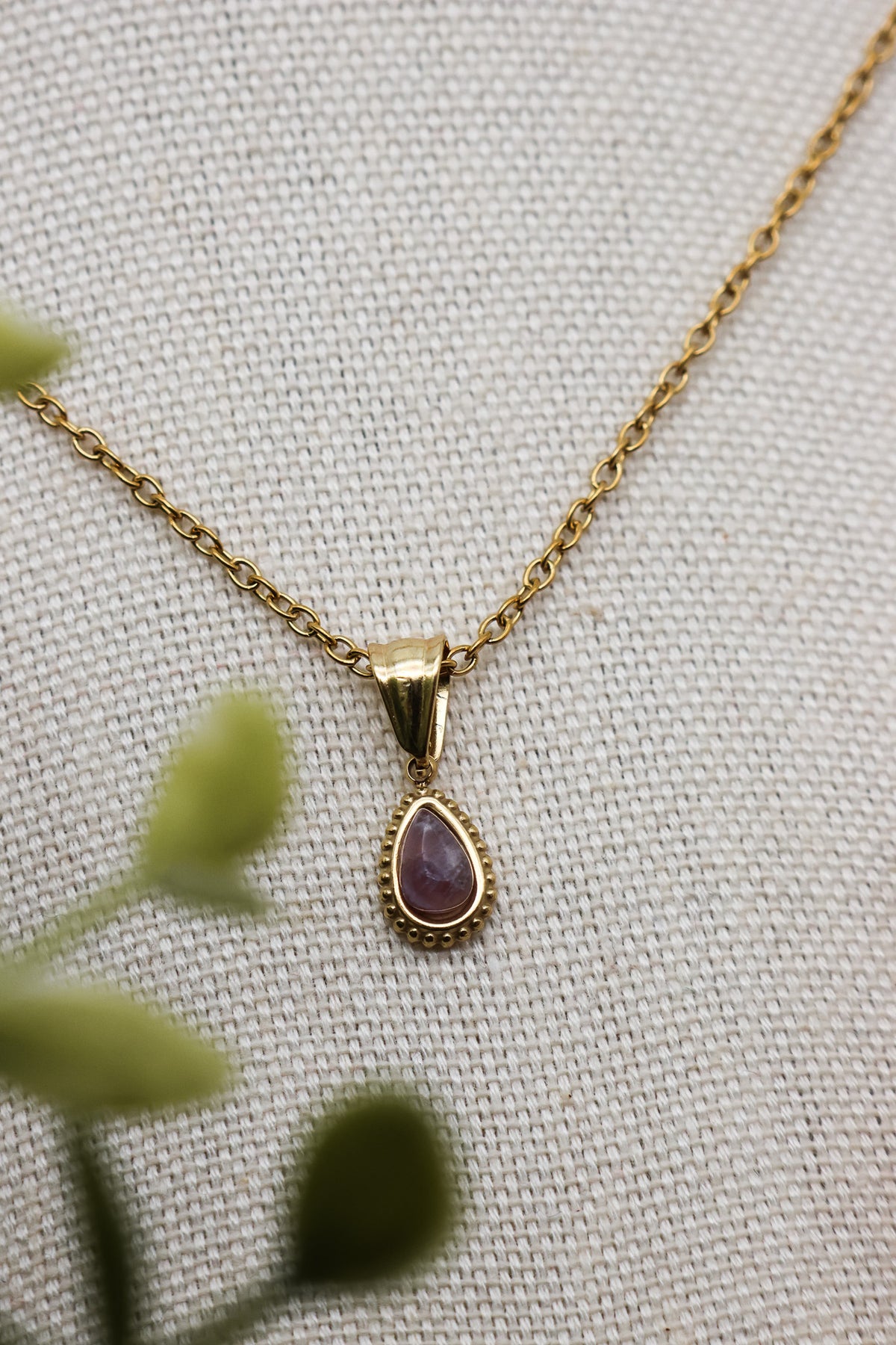 Eternal Night Kette mit Amethyst | Gold & Silber | Edelstahl