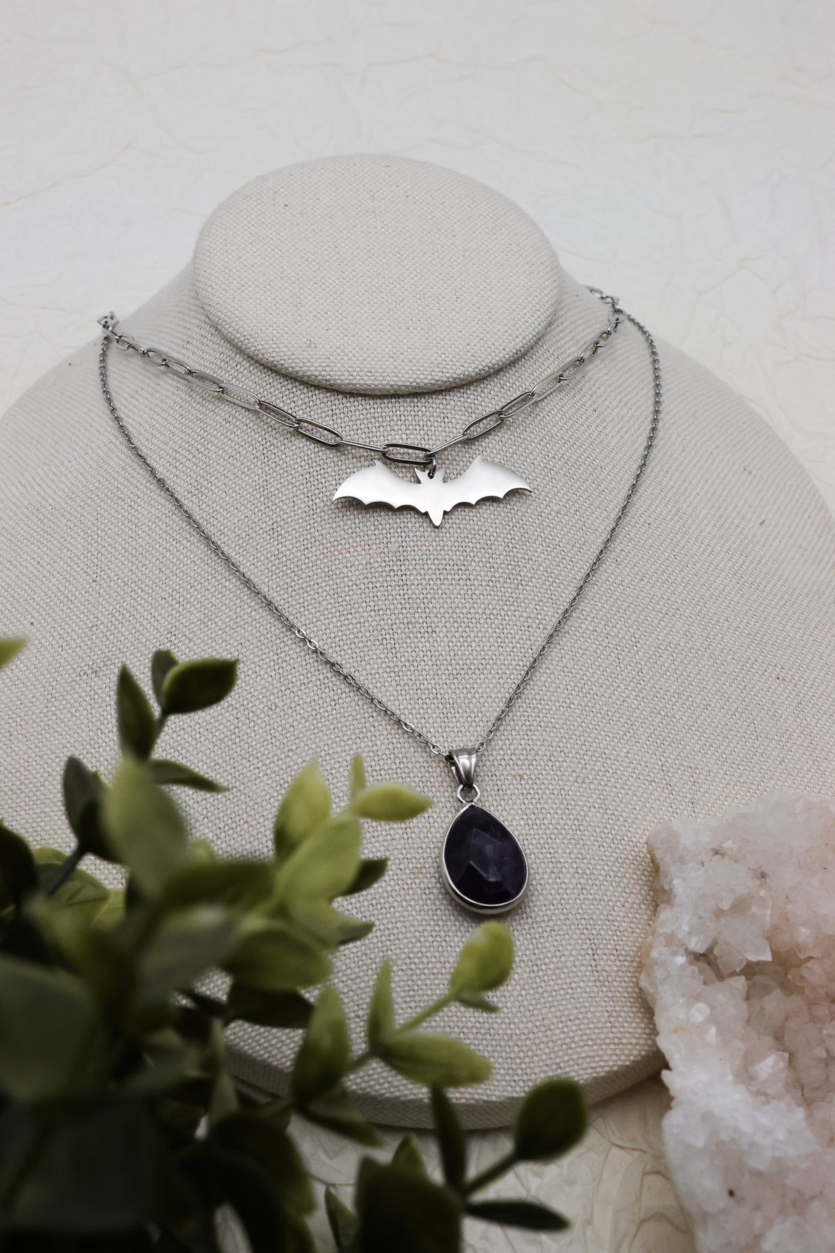 Eternal Night Kette mit Amethyst | Gold & Silber | Edelstahl