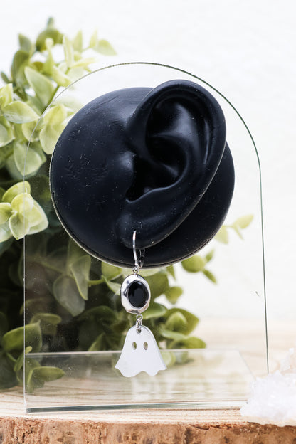 Boo-tiful Ohrringe mit Obsidian | Gold & Silber | Edelstahl