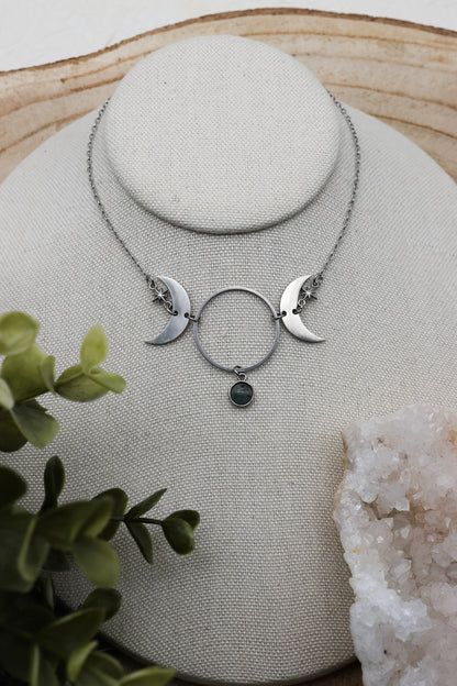 Moonveil Labradorit-Kette | Gold und Silber | Edelstahl
