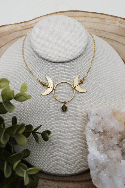 Moonveil Labradorit-Kette | Gold und Silber | Edelstahl