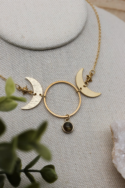 Moonveil Labradorit-Kette | Gold und Silber | Edelstahl