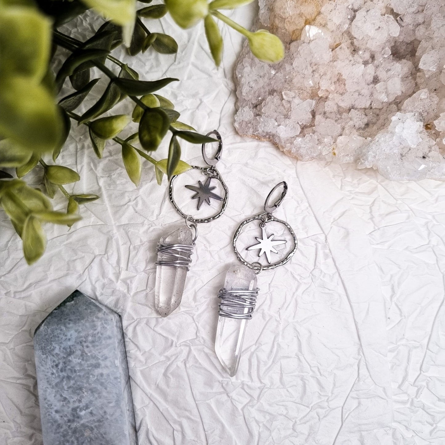 Spirit of the polarstar l Silber & Gold | Bergkristall Spitzen