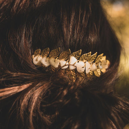 Haarkämme mit verschiedenen Edelsteinen - Haarschmuck | Silber