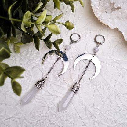 This Witch has Angel Eyes Bergkristall Ohrringe | Gold & Silber