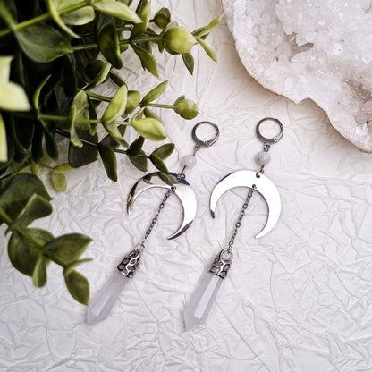 This Witch has Angel Eyes Bergkristall Ohrringe | Gold & Silber