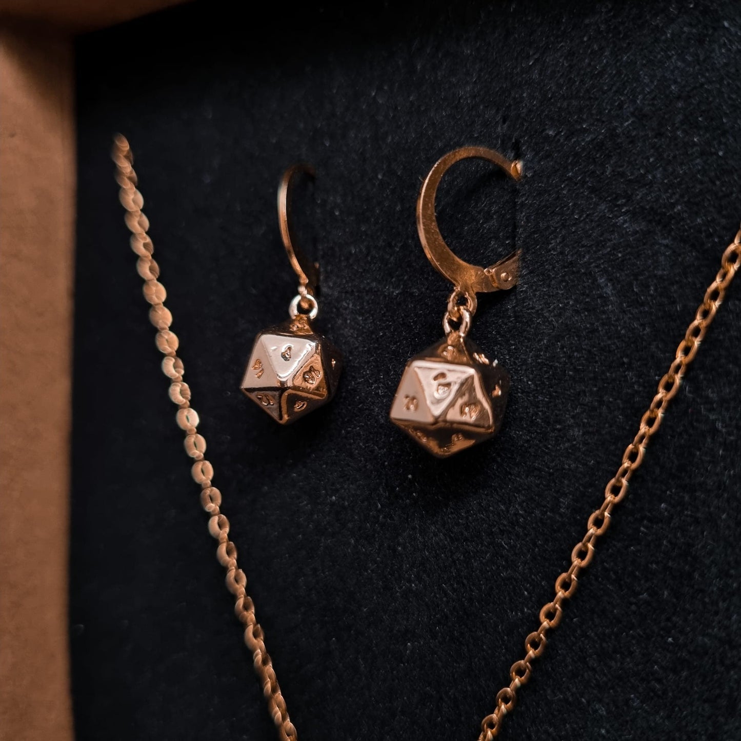 Edles Dungeons and Dragons Schmuck Set | Gold & SILBER