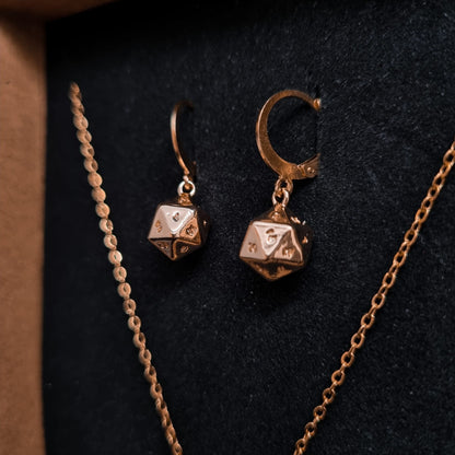 Edles Dungeons and Dragons Schmuck Set | Gold & SILBER