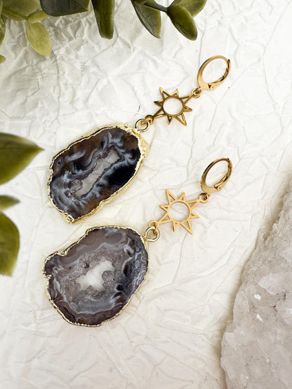 Your own Druzy Dream l Gold und Silber | Achat Drusen