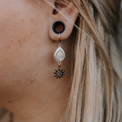 Celestial Lovers Ohrringe mit Mondstein | Gold & Silber | Edelstahl