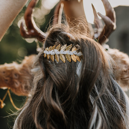 Haarkämme mit verschiedenen Edelsteinen - Haarschmuck | Gold