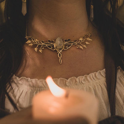 The goddess of witches necklace | Silber & Gold | Edelstahl