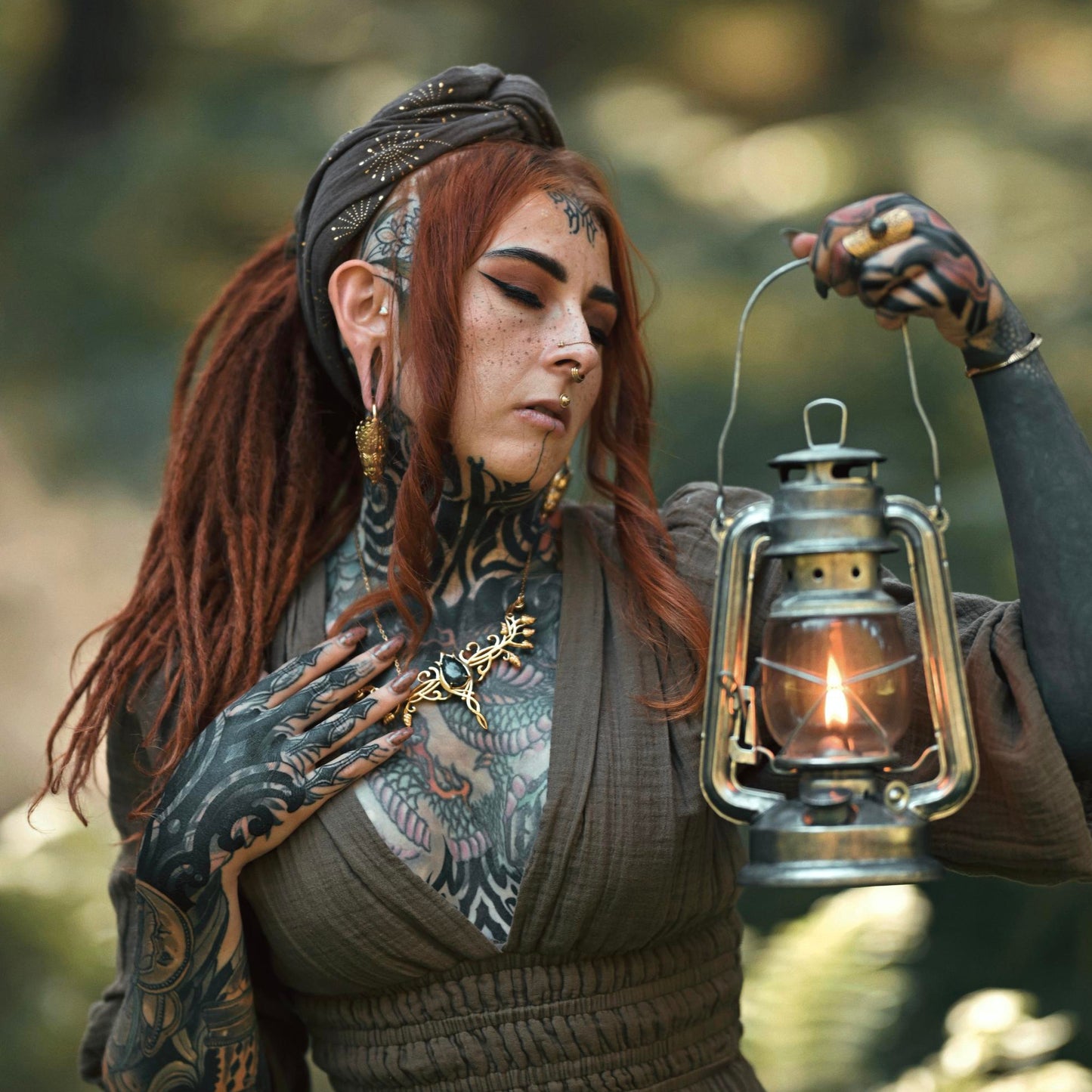 The goddess of witches necklace | Silber & Gold | Edelstahl