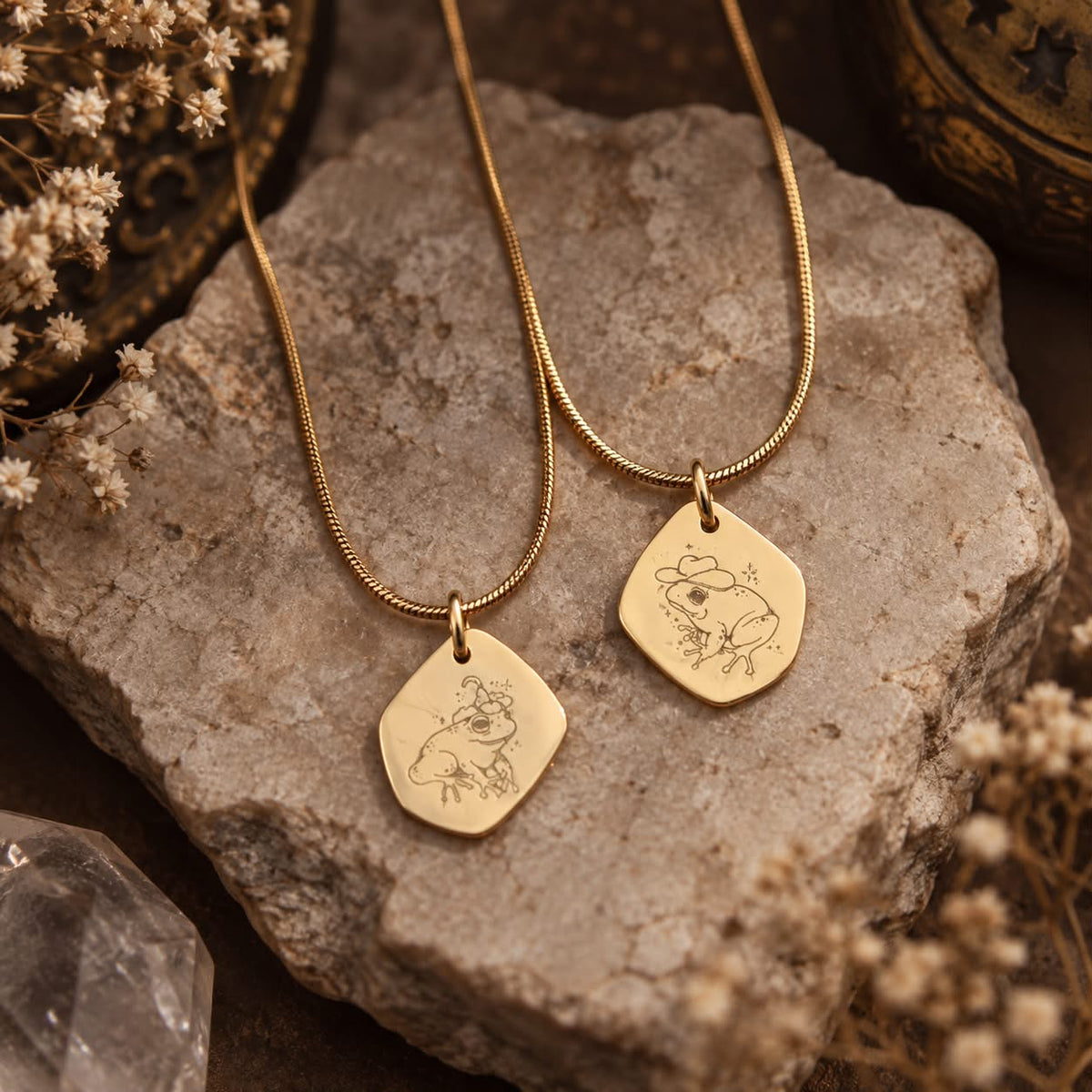 Bff / Partner Motive Gravur | Silber & Gold