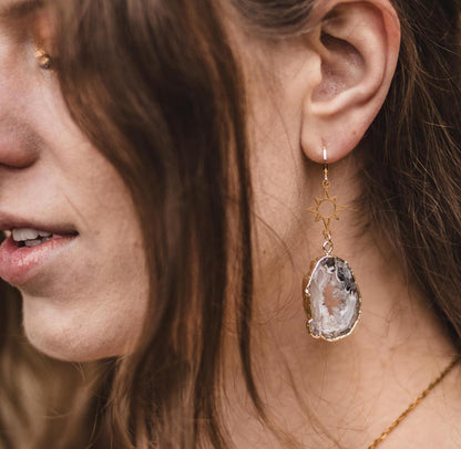 Your own Druzy Dream l Gold und Silber | Achat Drusen