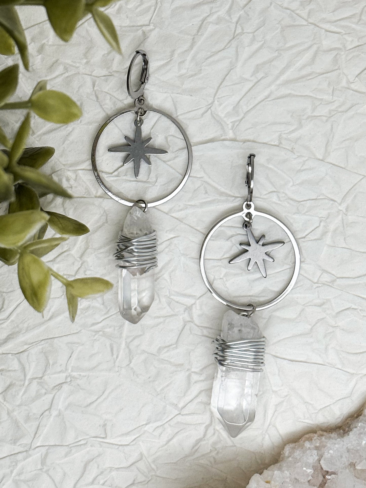 Spirit of the polarstar l Silber & Gold | Bergkristall Spitzen