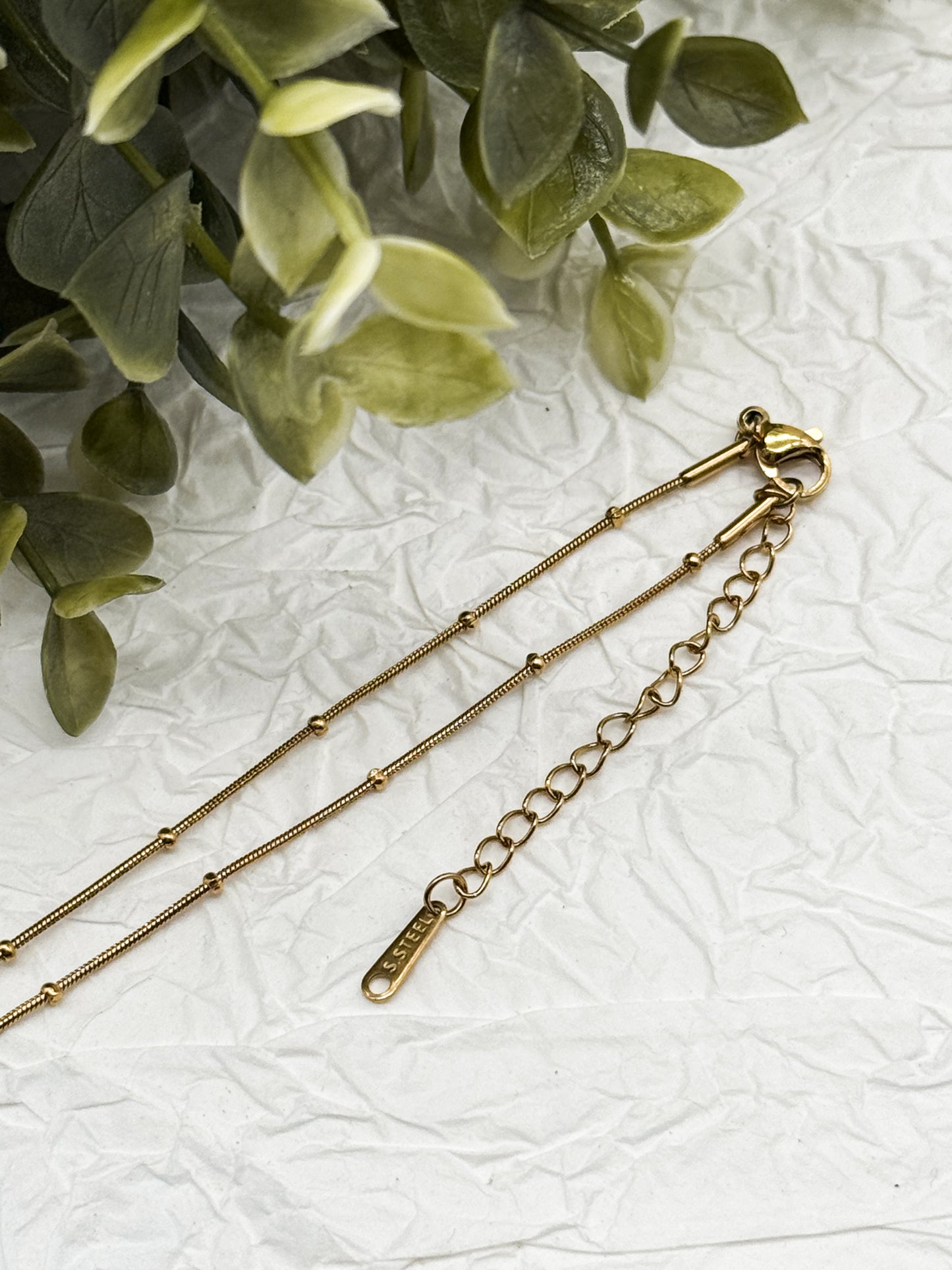 Magical Moth Labradorit Kette | Gold und Silber | Edelstahl