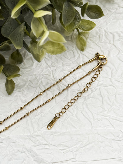 Magical Moth Labradorit Kette | Gold und Silber | Edelstahl