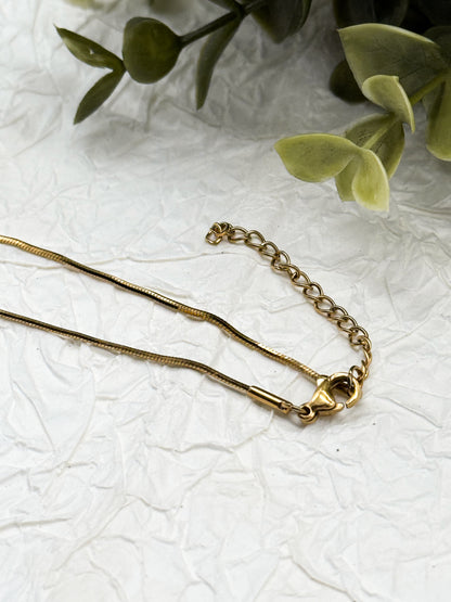 Königliche Druzy Achat Kette | Gold und Silber | Edelstahl