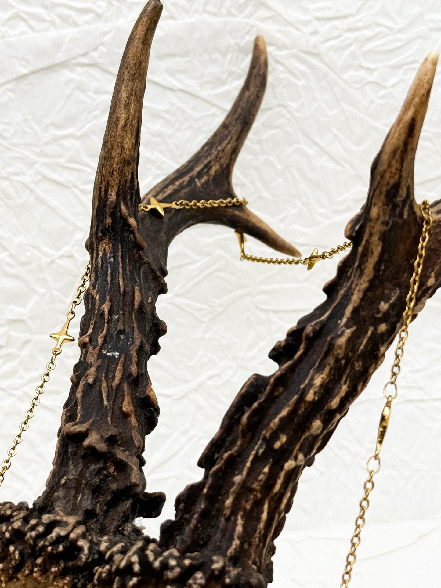 Brillenkette Dark Reputation mit Obsidian & Labradorit | Gold & Silber | Edelstahl