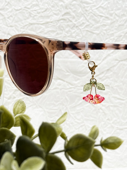 Brillen-Anhänger Blumen | Gold & Silber