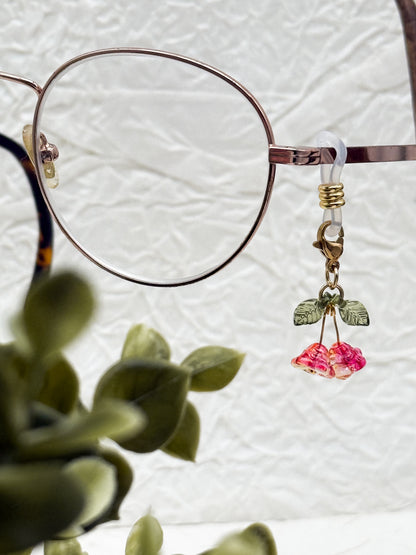 Brillen-Anhänger Blumen | Gold & Silber