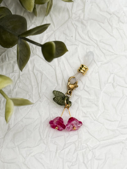 Brillen-Anhänger Blumen | Gold & Silber