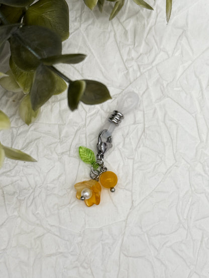 Brillen-Anhänger Blumen | Gold & Silber