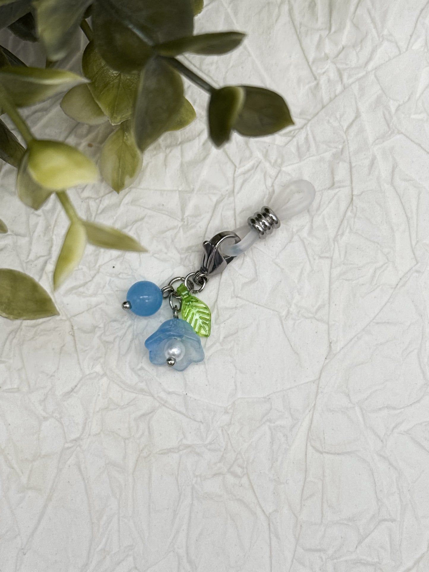 Brillen-Anhänger Blumen | Gold & Silber