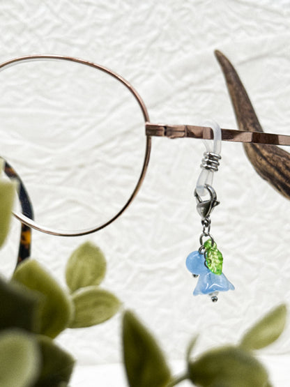 Brillen-Anhänger Blumen | Gold & Silber