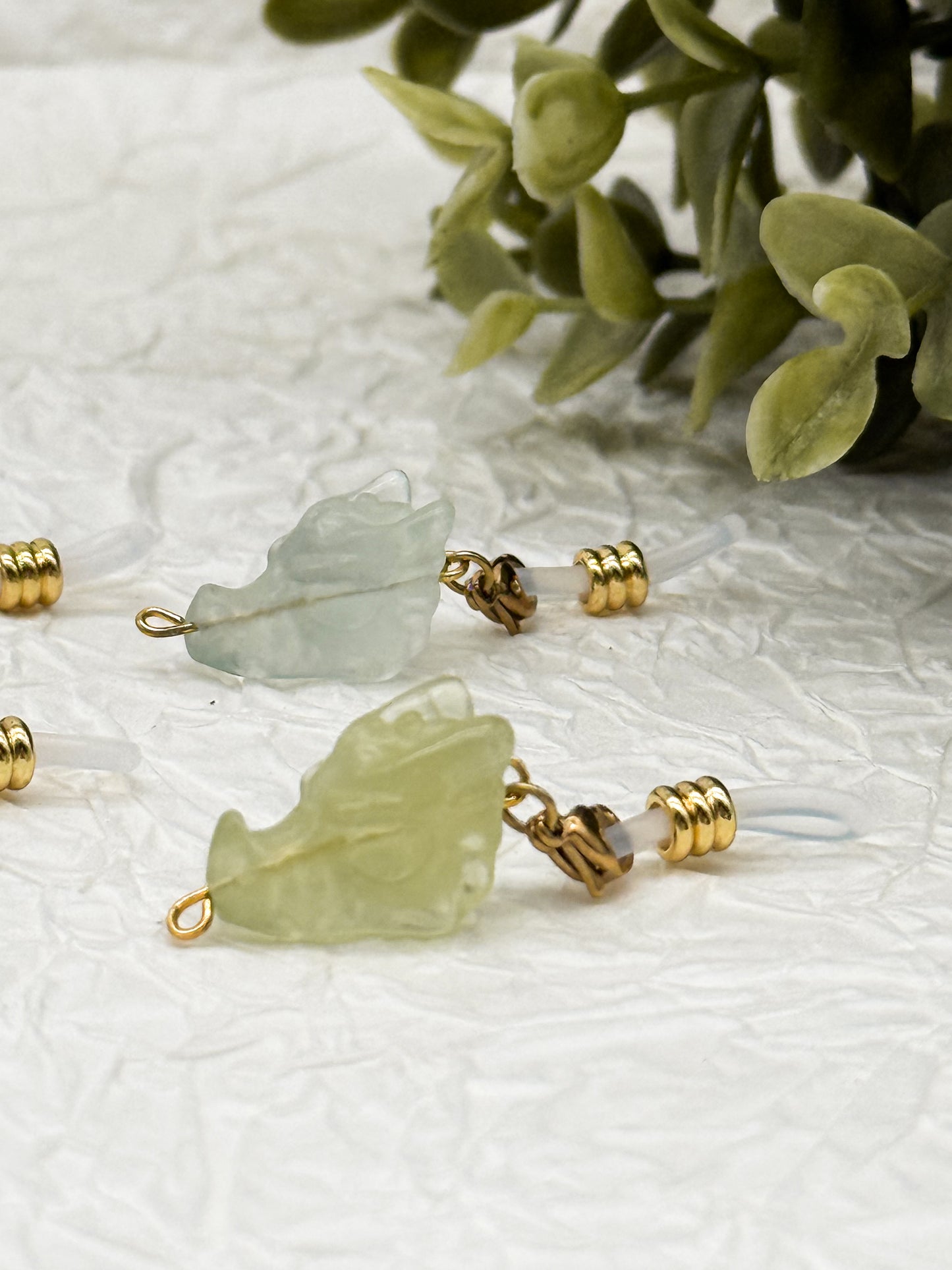 Brillen-Anhänger Drache | Gold & Silber