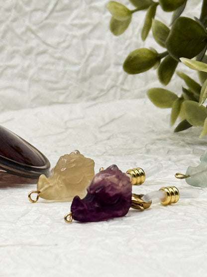 Brillen-Anhänger Drache | Gold & Silber