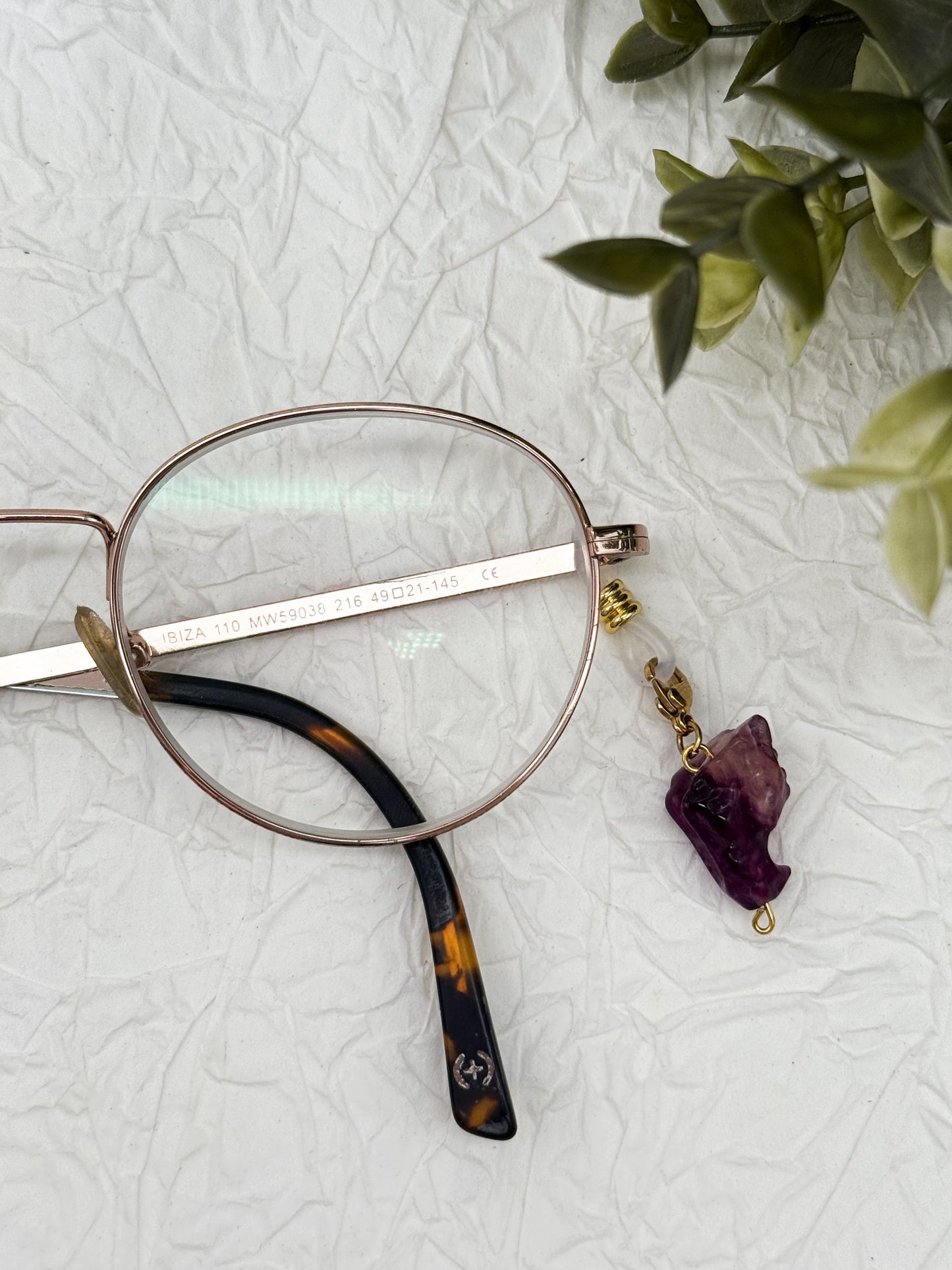 Brillen-Anhänger Drache | Gold & Silber