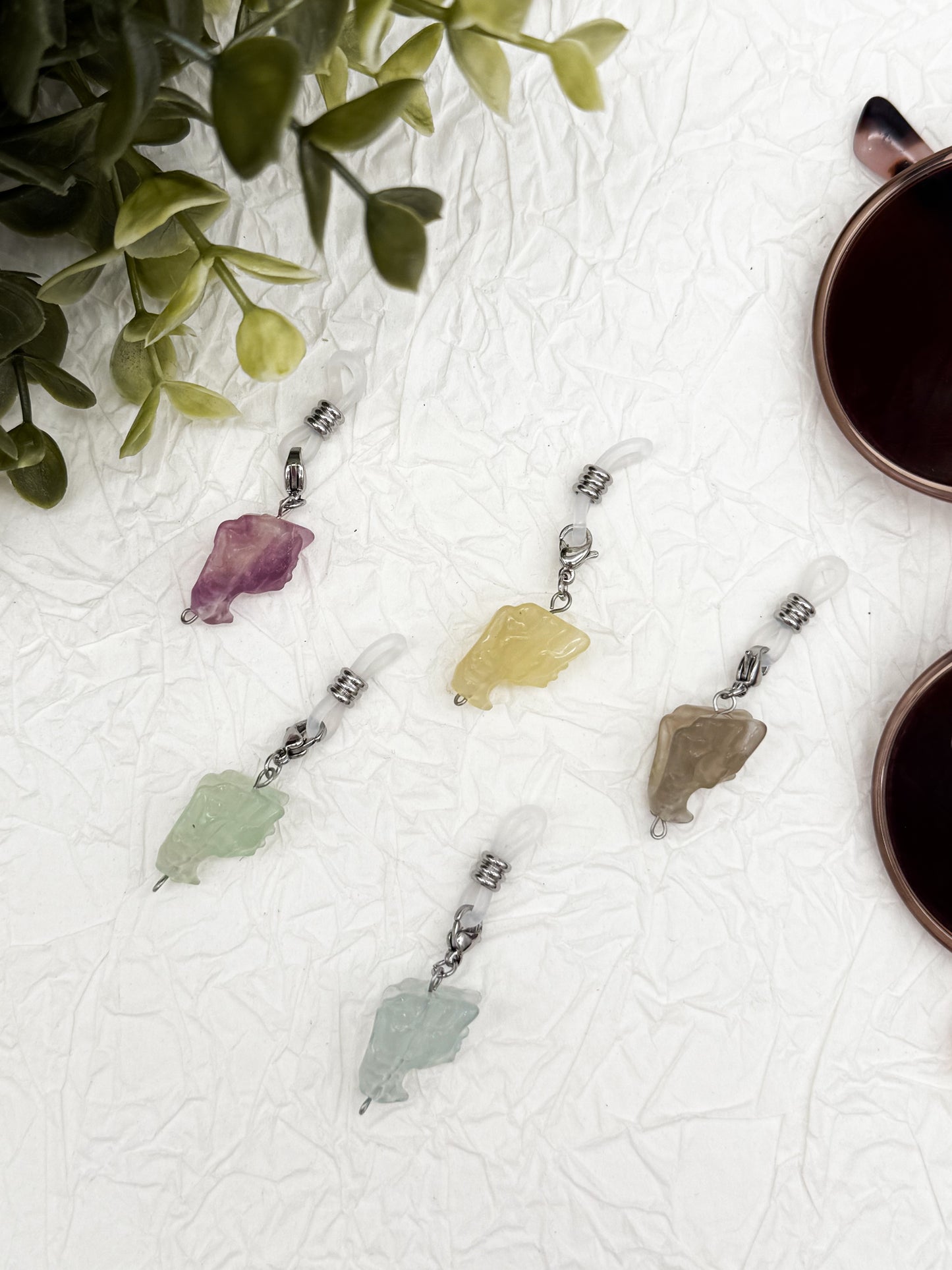 Brillen-Anhänger Drache | Gold & Silber