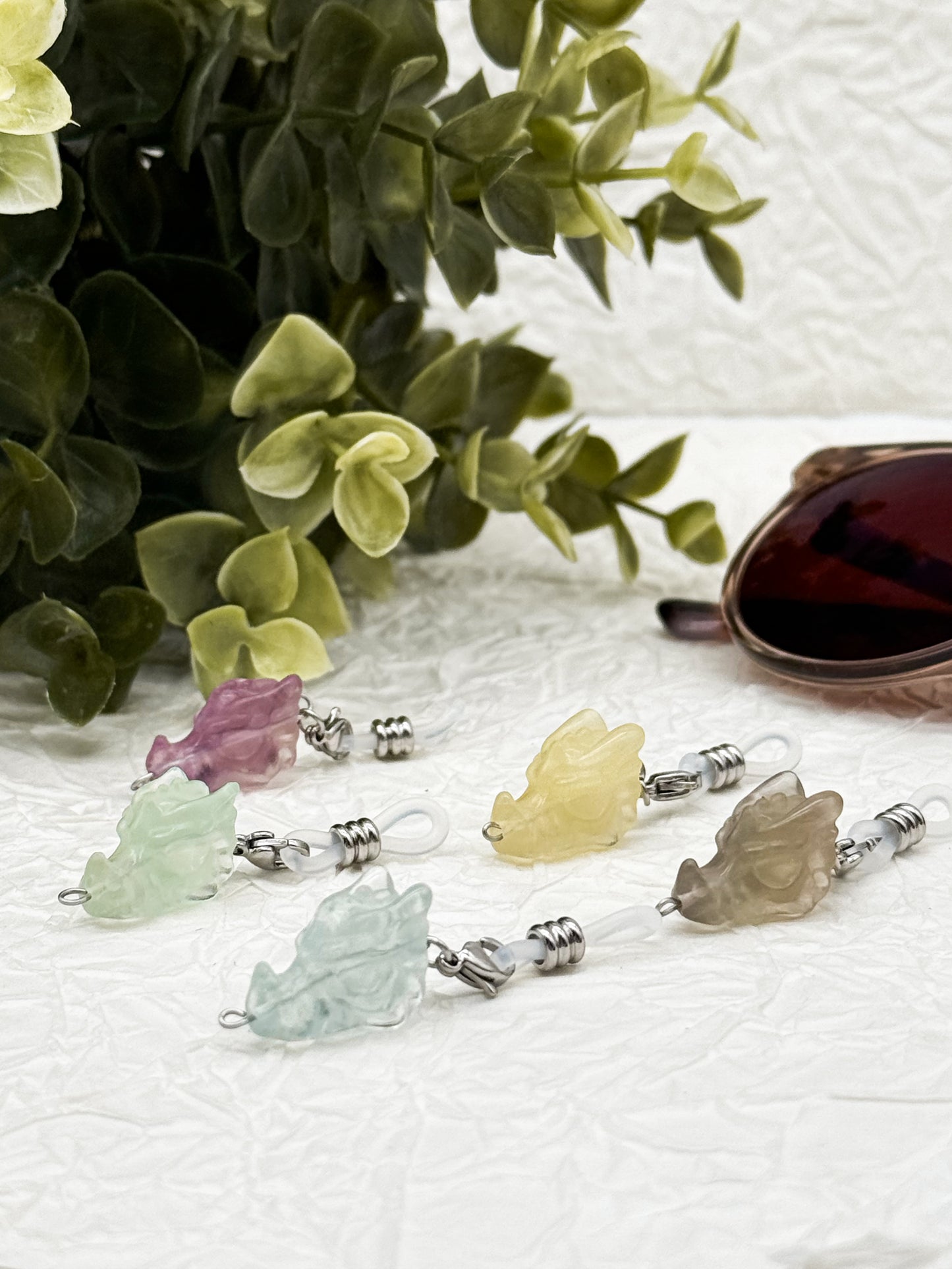 Brillen-Anhänger Drache | Gold & Silber