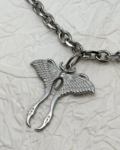 Taillengürtel Dark Moth Labradorit & Obsidian | Silber & Gold | Edelstahl