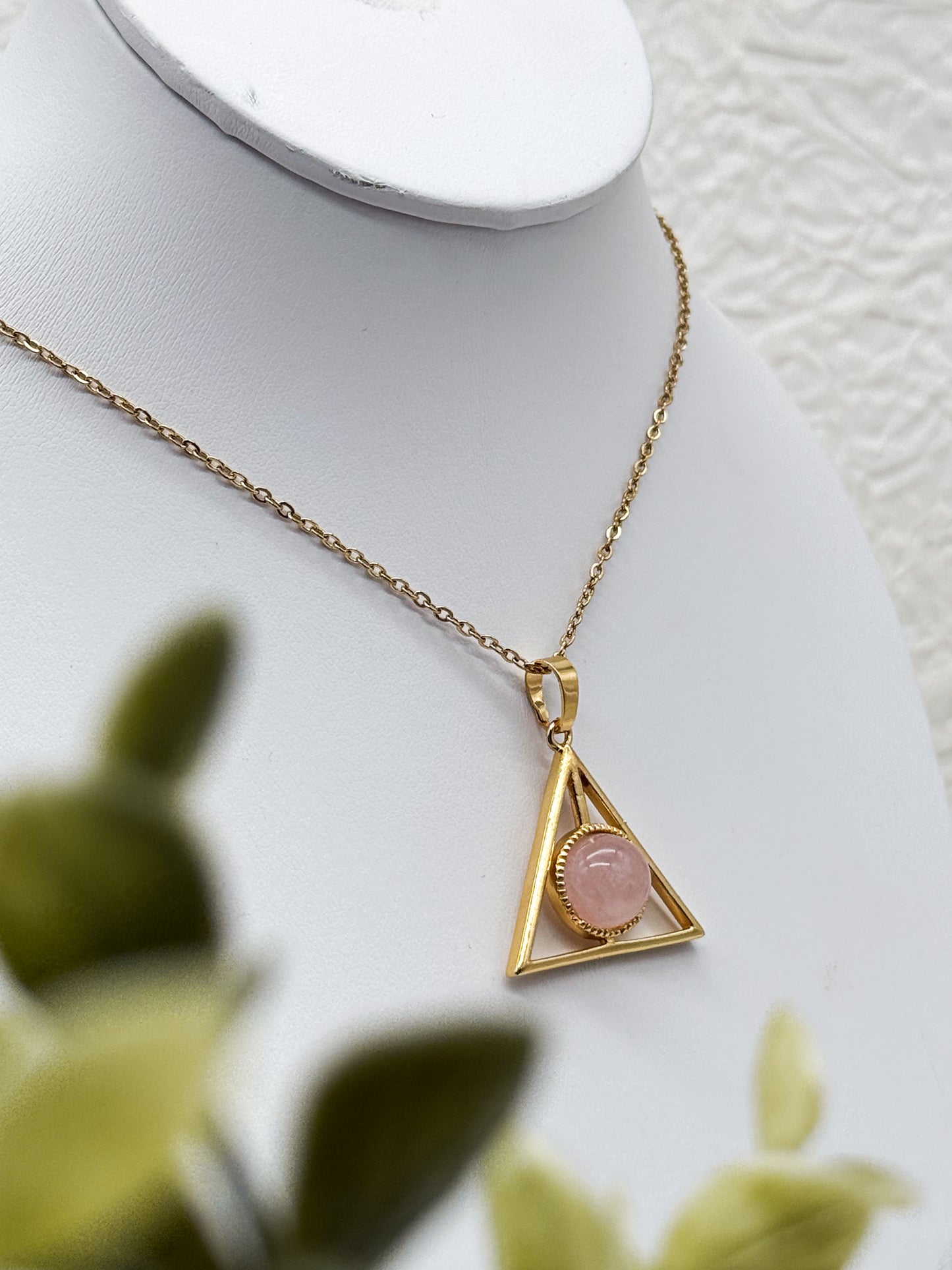 Heiligtümer des Todes Kette mit Amethyst | Edelstahl