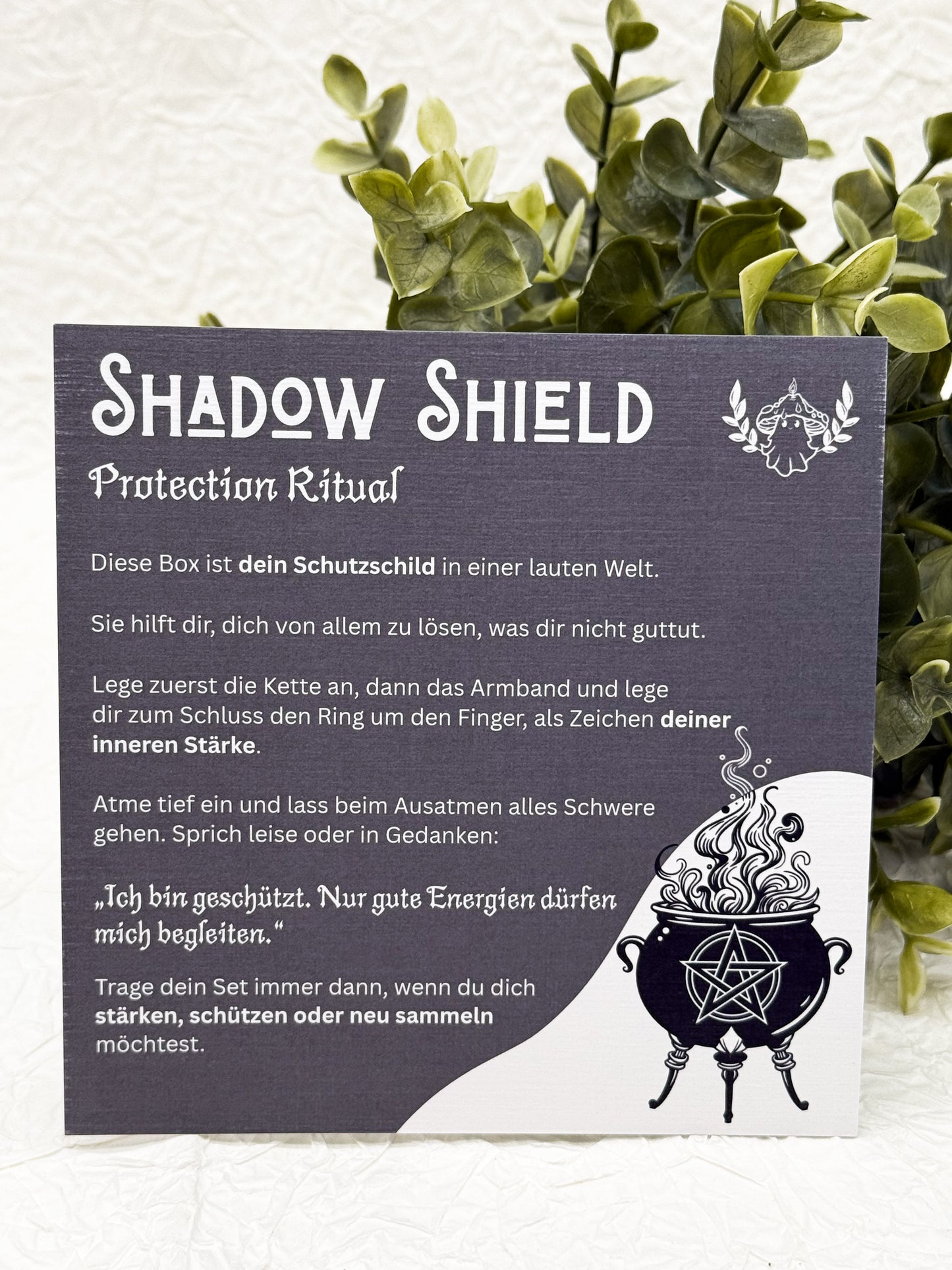 Protection Ritualbox - Shadow Shield | Obsidian