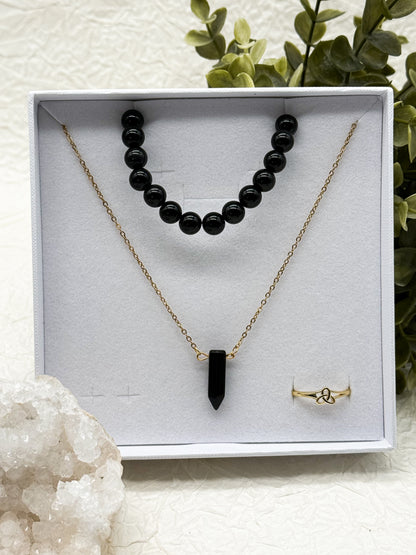 Protection Ritualbox - Shadow Shield | Obsidian