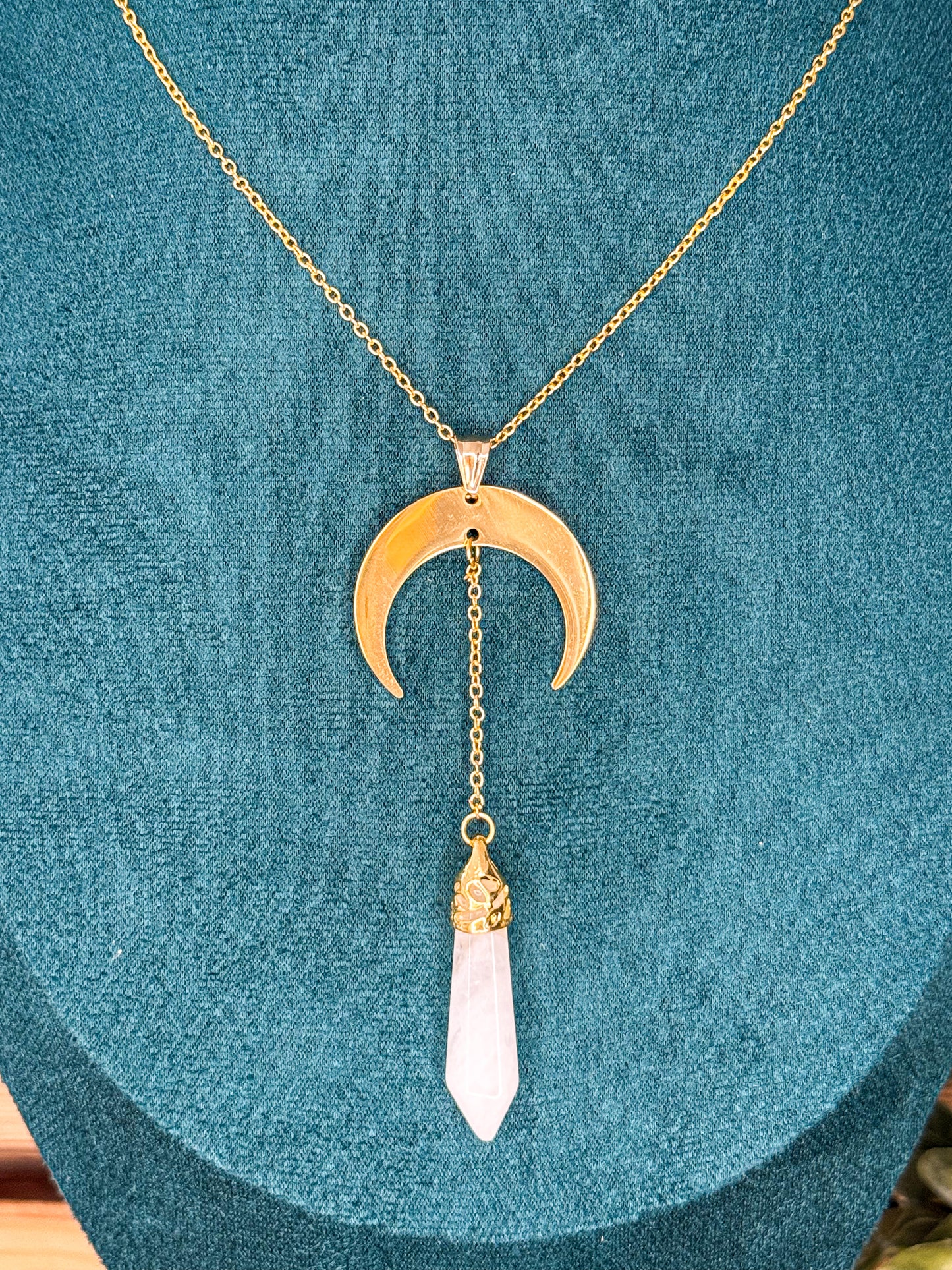 This Witch has Angel Eyes Kette | Bergkristall Kette | Silber oder Gold