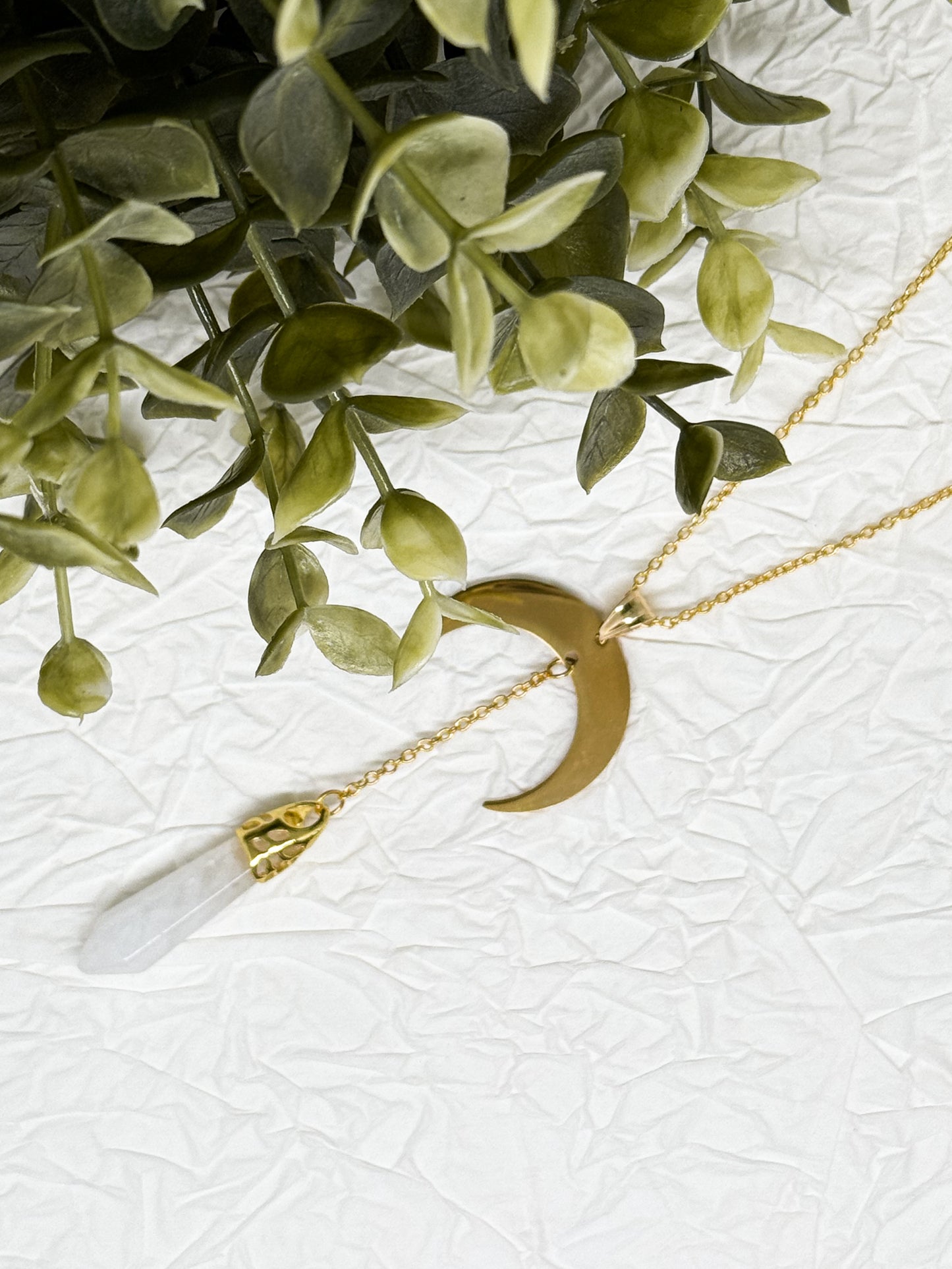 This Witch has Angel Eyes Kette | Bergkristall Kette | Silber oder Gold