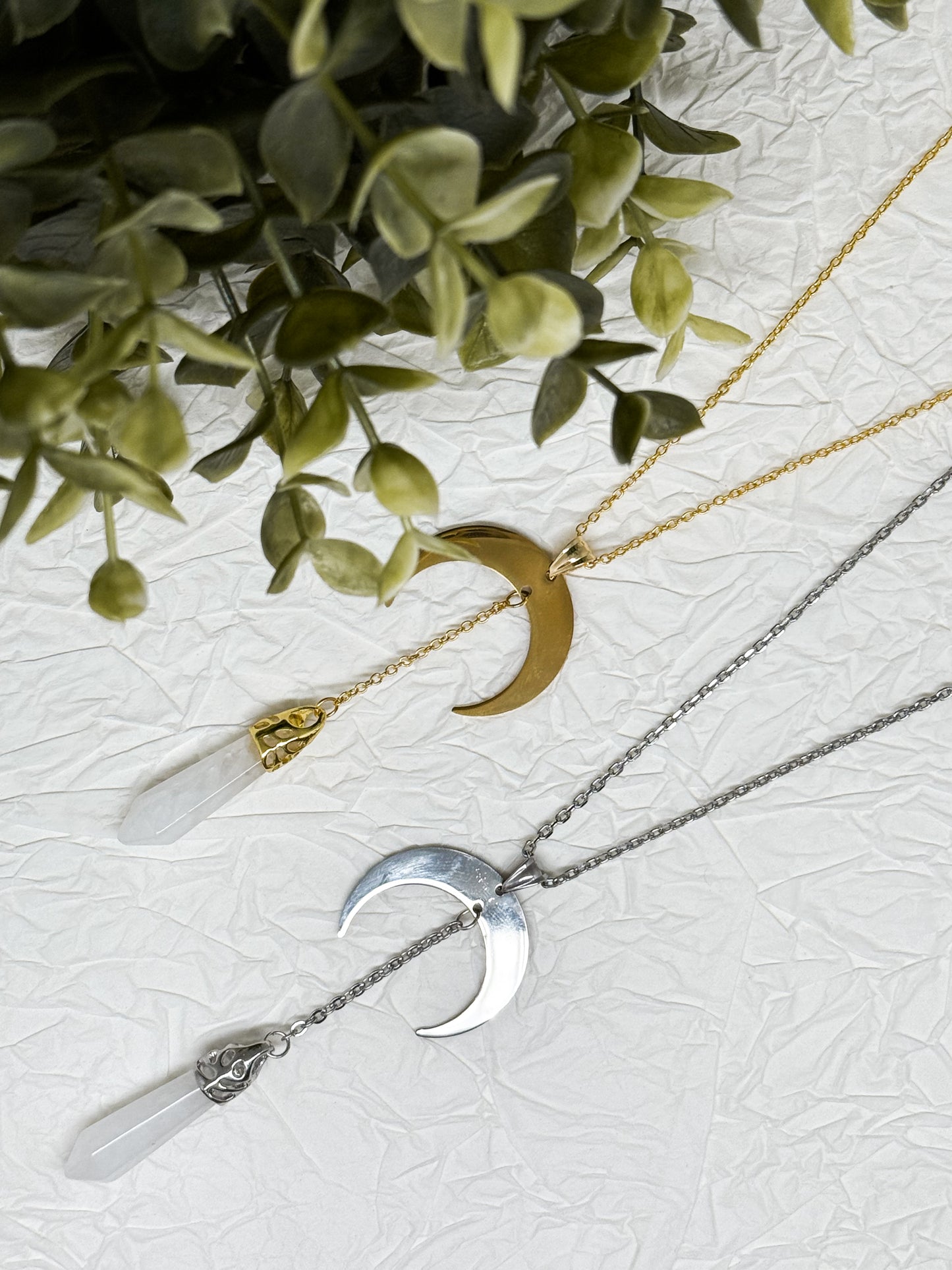 This Witch has Angel Eyes Kette | Bergkristall Kette | Silber oder Gold