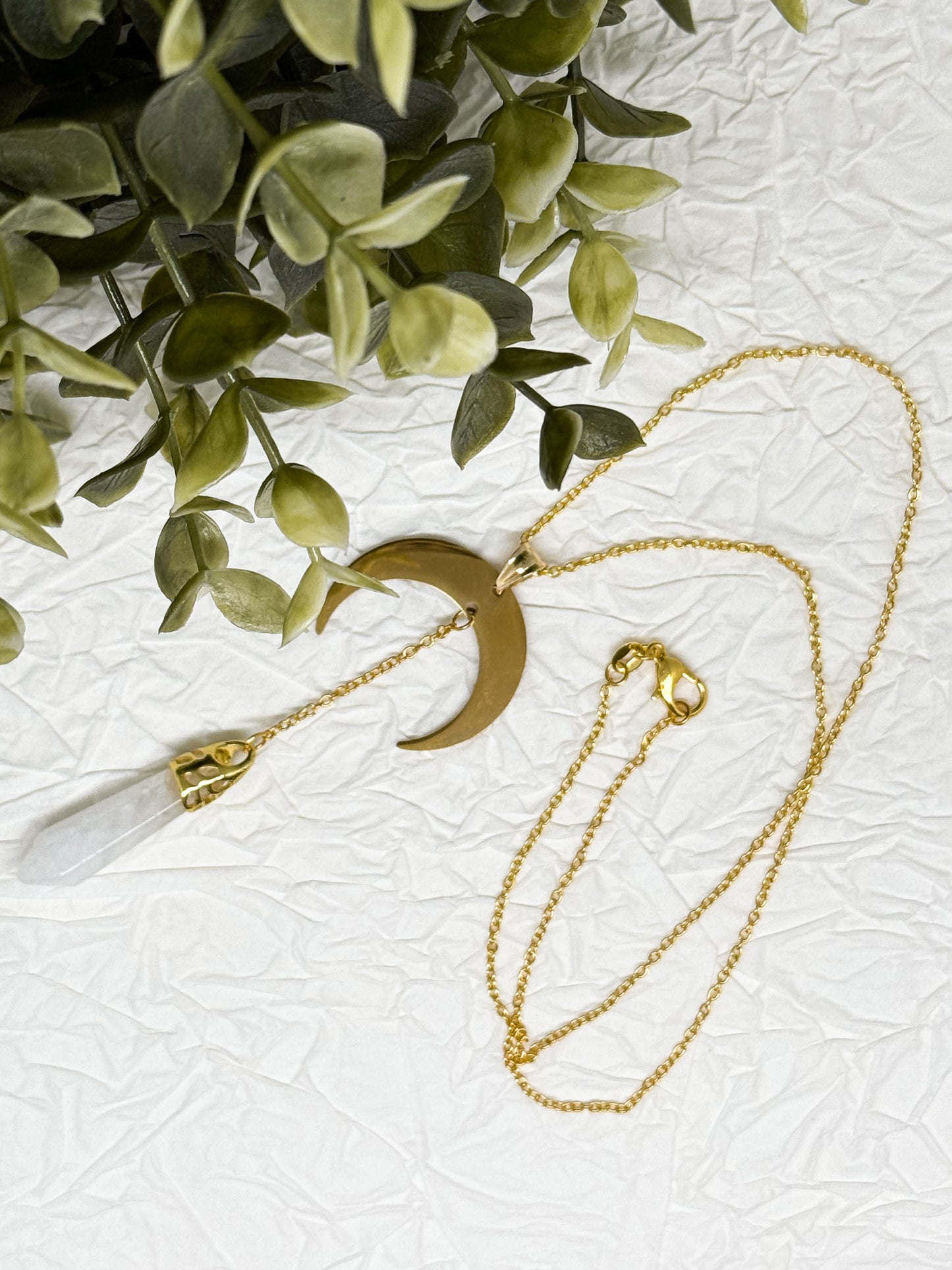 This Witch has Angel Eyes Kette | Bergkristall Kette | Silber oder Gold