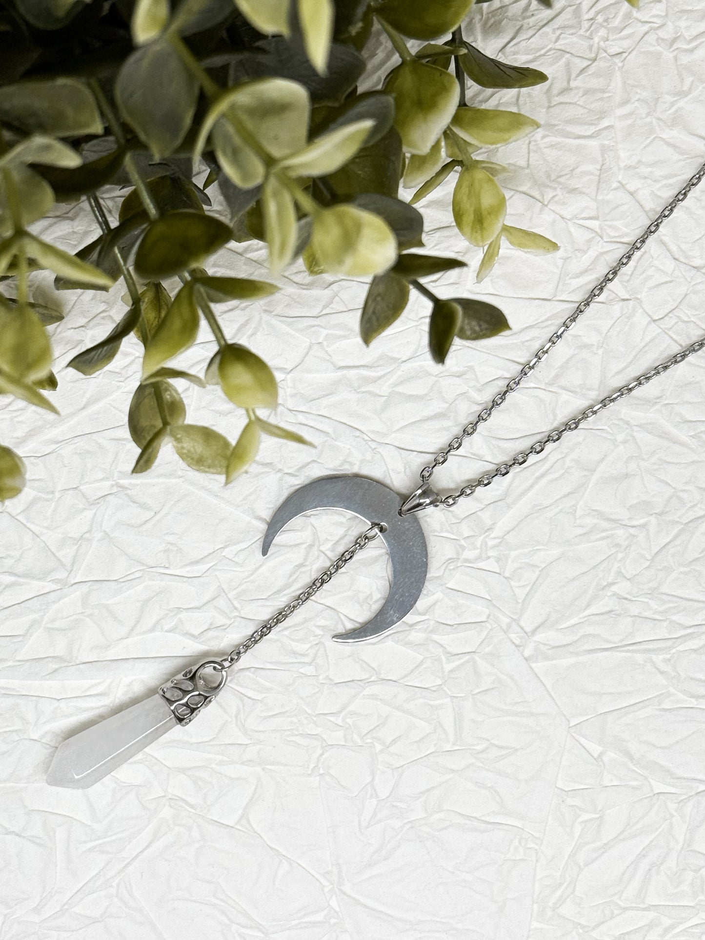 This Witch has Angel Eyes Kette | Bergkristall Kette | Silber oder Gold