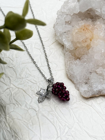 Like fine Wine Kette | Gold & Silber | Granat