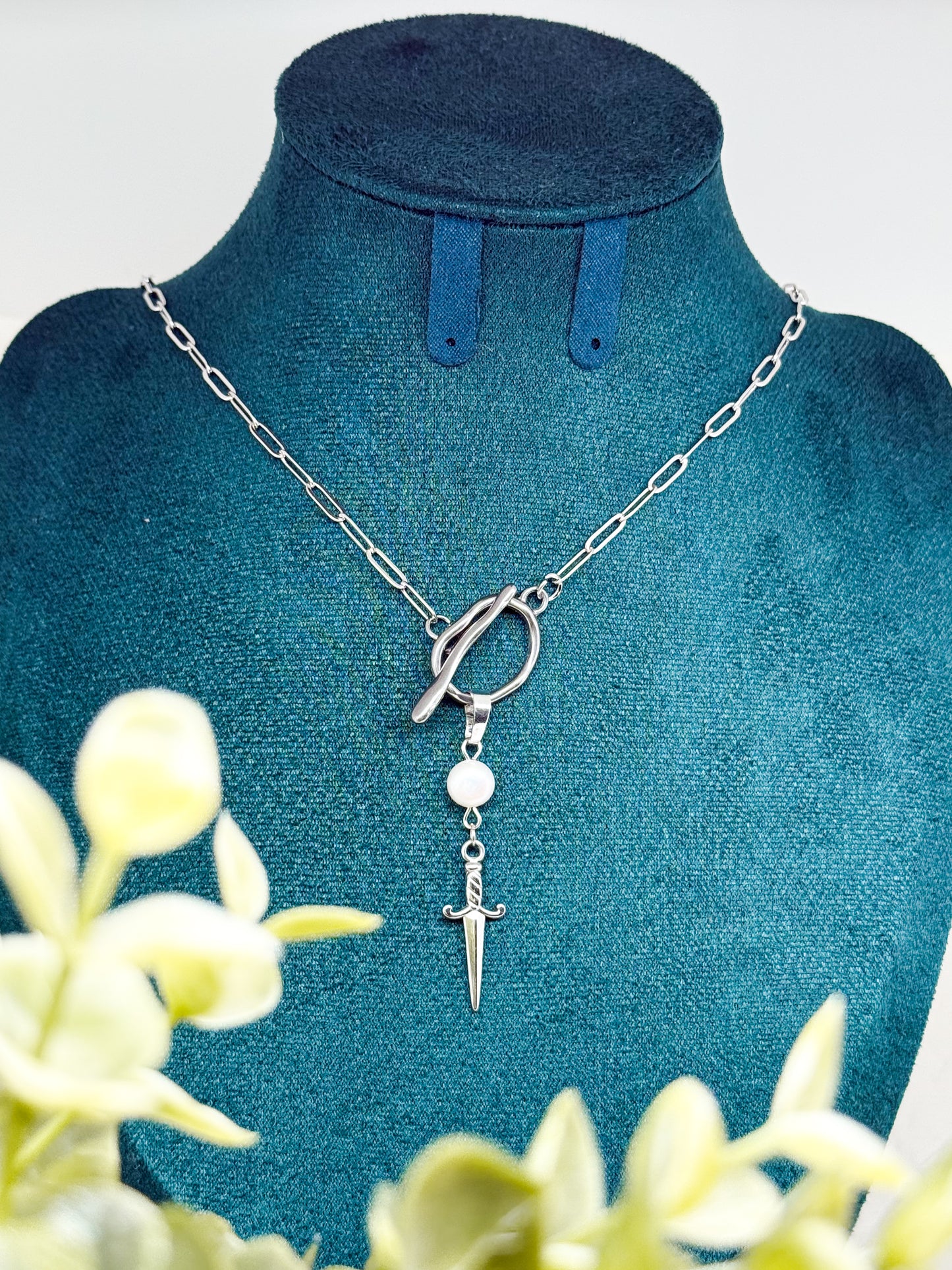 Ocean Fighter Kette | Gold & Silber | Süßwasserperle